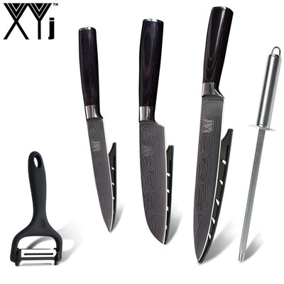 XYj Kitchen Knife Stainless Steel Kitchen Knives Bend Handle 8" 5" 5" inch KnifePeeler Sharpener Bar
XYj Kitchen Knife Stainless Steel Kitchen Knives Bend Handle 8" 5" 5" inch KnifePeeler Sharpener Bar
