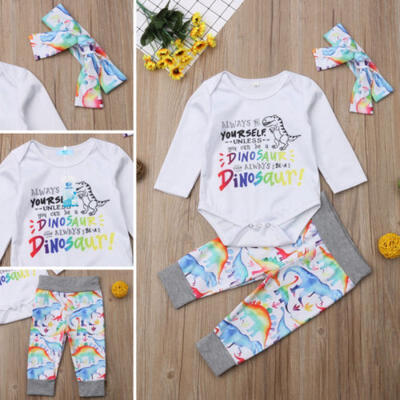 US Stock Newborn Baby Girls Tops Romper Dinosaur Pants Outfits Set Clothes 3-18M
US Stock Newborn Baby Girls Tops Romper Dinosaur Pants Outfits Set Clothes 3-18M