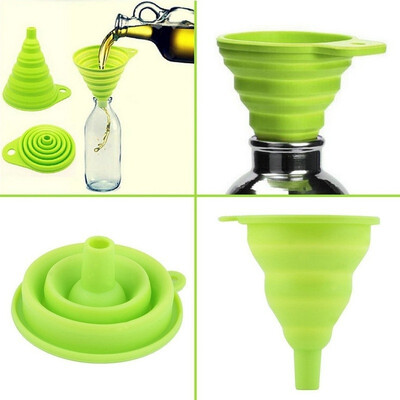Silicone Gel Foldable Collapsible Style Funnel Hopper Kitchen Cooking Tools Accessories Random Color
Silicone Gel Foldable Collapsible Style Funnel Hopper Kitchen Cooking Tools Accessories Random Color
