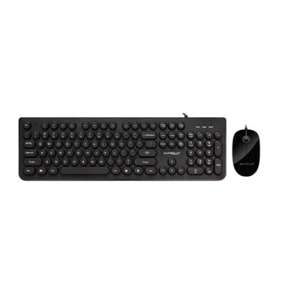 Wired Keyboard&Mouse Combo Fashion Keyboard with Round Keycaps&Cute Mouse for Girls
Wired Keyboard&Mouse Combo Fashion Keyboard with Round Keycaps&Cute Mouse for Girls