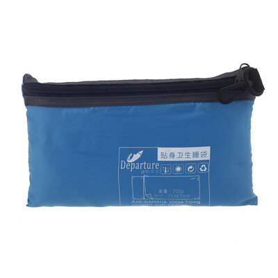 Ultra-light Single Polyester Pongee Healthy Sleeping Bag Liner Portable Camping Travel Sleeping Bag Blue
Ultra-light Single Polyester Pongee Healthy Sleeping Bag Liner Portable Camping Travel Sleeping Bag Blue