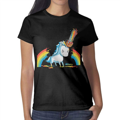 Unicorn Caught from A Rainbow Womens Black t Shirts Cute Womens Ladies Cotton t Shirt
Unicorn Caught from A Rainbow Womens Black t Shirts Cute Womens Ladies Cotton t Shirt
