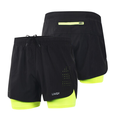 Lixada Mens 2-in-1 Running Shorts Quick Drying Breathable Active Training Exercise Jogging Cycling Shorts with Longer Liner
Lixada Mens 2-in-1 Running Shorts Quick Drying Breathable Active Training Exercise Jogging Cycling Shorts with Longer Liner