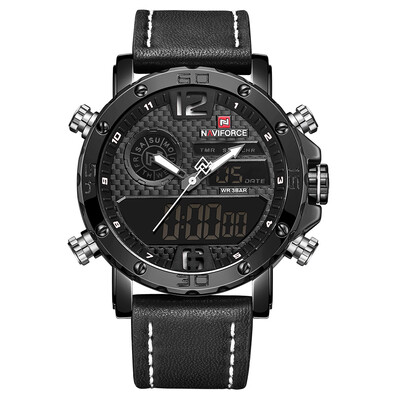 NAVIFORCE NF9134 Quartz Fashion Watch Men Watches Top Brand Luxury Male Clock Business Military Dual Display 30M Waterproof Wrist
NAVIFORCE NF9134 Quartz Fashion Watch Men Watches Top Brand Luxury Male Clock Business Military Dual Display 30M Waterproof Wrist