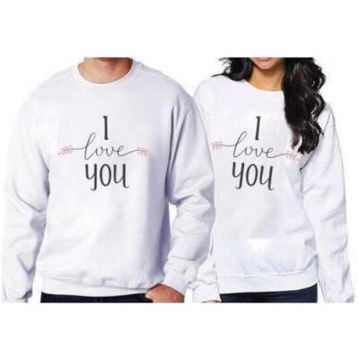 Mens Women Slim Fit " I Love You" Print Casual Sweatshirt White S-3XL Fashion
Mens Women Slim Fit " I Love You" Print Casual Sweatshirt White S-3XL Fashion