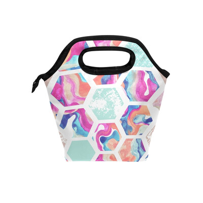 Lunch Bag Tote Bag Colorful Hexagon Travel Picnic Organizer Lunch Holder Handbags Lunch Bag Box
Lunch Bag Tote Bag Colorful Hexagon Travel Picnic Organizer Lunch Holder Handbags Lunch Bag Box