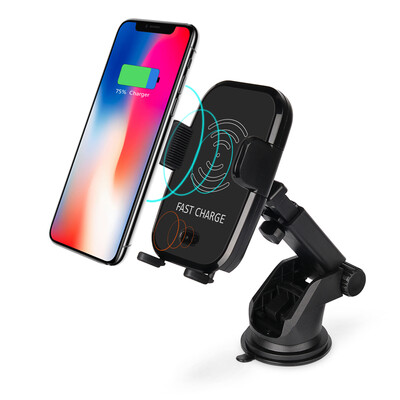 10W Fast Charge Vehicle-Mount Automatic Infrared Sensor Suction Qi Wireless Charging Pad Car Phone Holder Charger for iPhone X 8
10W Fast Charge Vehicle-Mount Automatic Infrared Sensor Suction Qi Wireless Charging Pad Car Phone Holder Charger for iPhone X 8
