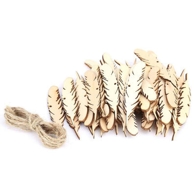 UpperX 50PcsBag Feather Wood Crafts Wood Slices Wooden Hanging Gift Tags For Wall Wedding Party Room Decoration Accessories DIY
UpperX 50PcsBag Feather Wood Crafts Wood Slices Wooden Hanging Gift Tags For Wall Wedding Party Room Decoration Accessories DIY