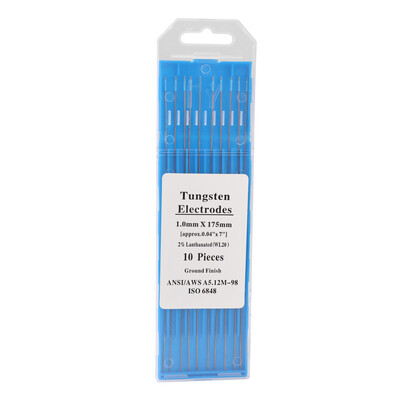 10pcs Fine Quality Blue Top Lanthanated Tungsten Electrodes Tungsten Rod Welding Accessories
10pcs Fine Quality Blue Top Lanthanated Tungsten Electrodes Tungsten Rod Welding Accessories