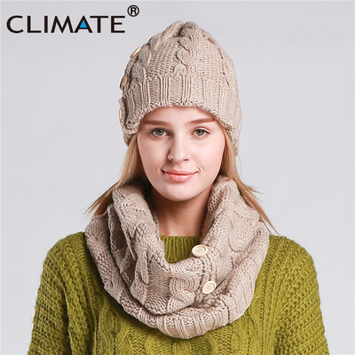 CLIMATE Women Fashion Warm Set Collar Hat Sets Winter Female Women Lady Beanie Thick Bonnet Collar Set Women Comfortable Collar
CLIMATE Women Fashion Warm Set Collar Hat Sets Winter Female Women Lady Beanie Thick Bonnet Collar Set Women Comfortable Collar