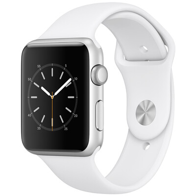 Apple Watch Sport Series 1 Smart Watch (42mm Silver Aluminum Case White Sports Watch Waterproof Splash Bluetooth MNNL2CH / A
Apple Watch Sport Series 1 Smart Watch (42mm Silver Aluminum Case White Sports Watch Waterproof Splash Bluetooth MNNL2CH / A