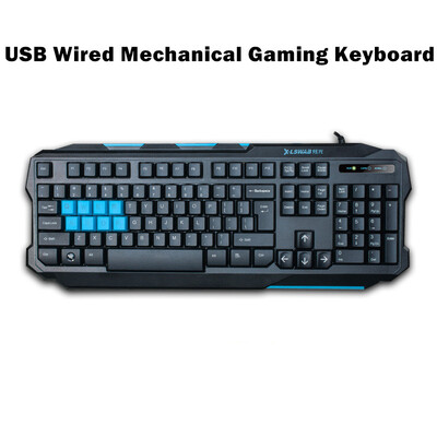 Wired Gaming Keyboard 104 Keys Ergonomic design Teclado USB Powered for Desktop Laptop
Wired Gaming Keyboard 104 Keys Ergonomic design Teclado USB Powered for Desktop Laptop