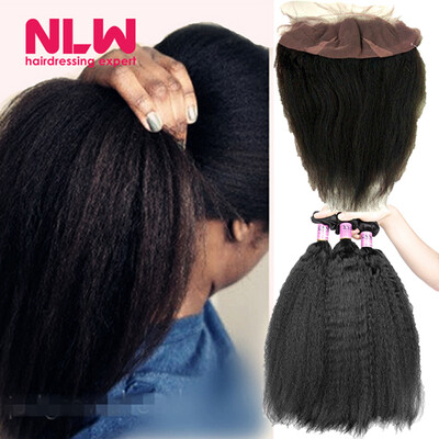 13" x 4" Brazilian Virgin Hair Lace frontal With bundles 2 pcs Brazilian Virgin Italian kinky yaki Hair Bundles with frontal
13" x 4" Brazilian Virgin Hair Lace frontal With bundles 2 pcs Brazilian Virgin Italian kinky yaki Hair Bundles with frontal