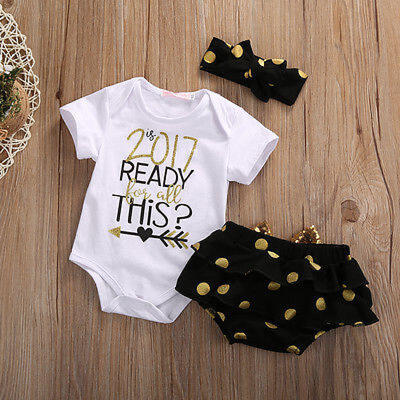 3PCS Infant Baby Girls Rompers Tops Bodysuit Pants Briefs Bottoms Outfits Set
3PCS Infant Baby Girls Rompers Tops Bodysuit Pants Briefs Bottoms Outfits Set