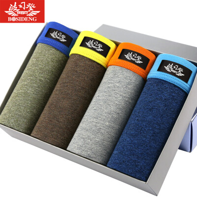 BOSIDENG BJK61051-1 men&39s underwear cotton angle underwear male 4 mixed color boxed
BOSIDENG BJK61051-1 men&39s underwear cotton angle underwear male 4 mixed color boxed