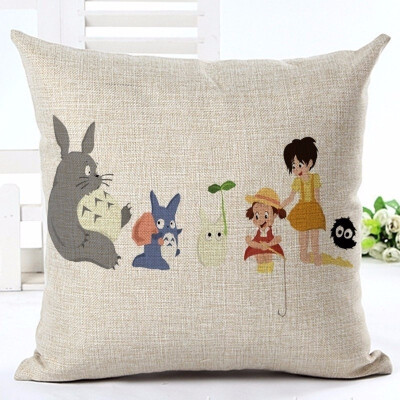 Hayao Miyazaki Style 4545cm Home Decorative Pillow Totoro Printed Throw Pillow Car Home Decor Linen Cotton Cushion Cojines
Hayao Miyazaki Style 4545cm Home Decorative Pillow Totoro Printed Throw Pillow Car Home Decor Linen Cotton Cushion Cojines