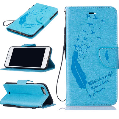 Light blue Feathers and birds Style Embossing Classic Flip Cover with Stand Function and Credit Card Slot for IPHONE 7 Plus
Light blue Feathers and birds Style Embossing Classic Flip Cover with Stand Function and Credit Card Slot for IPHONE 7 Plus