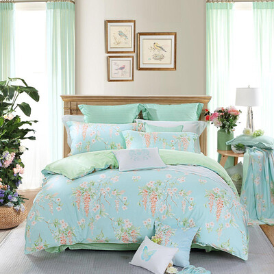 MERCURY print cotton bed set/bed kit (duvet cover/bed sheet/pillowcase)