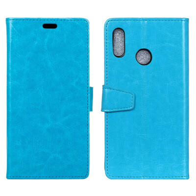 MOONCASE BQ Aquaris C Crystal Leather Case - Blue