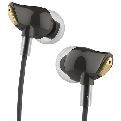 Rock Rock Zircon Sport Headphones In-Ear Gantry Headphones with Wheat Stereo for Apple Huawei Millet&other ceramic black