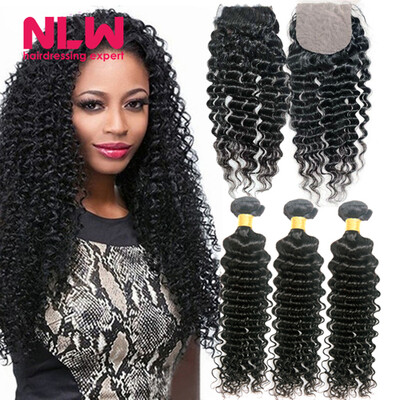 NLW Hair Brazilian Deep Wave Black Women Free Ship 100 Unprocessed Virgin Human Hair with 44 inch Lace Closure
NLW Hair Brazilian Deep Wave Black Women Free Ship 100 Unprocessed Virgin Human Hair with 44 inch Lace Closure