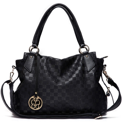 Ma Liannu shoulder Messenger bag handbags Europe&the United States fashion check bag elegant black
Ma Liannu shoulder Messenger bag handbags Europe&the United States fashion check bag elegant black