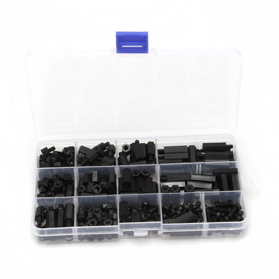 M3 Nylon Screw Black Hex Screws Nut Nylon Screw Assortment Kit 260pcs with Box Fastener Hardware
M3 Nylon Screw Black Hex Screws Nut Nylon Screw Assortment Kit 260pcs with Box Fastener Hardware