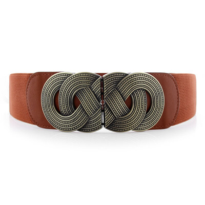 VOCHIC Retro Womens Wide Elastic Belt Metal Buckle Waist Stretchy Cinch Belt for Dress
VOCHIC Retro Womens Wide Elastic Belt Metal Buckle Waist Stretchy Cinch Belt for Dress