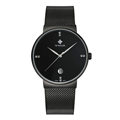 WWOOR Ultra Thin Fashion Luxury Diamond Quartz Ananlog Man Casual Wristwatch Stainless Steel Simplicity Men Decorative Watch Wat
WWOOR Ultra Thin Fashion Luxury Diamond Quartz Ananlog Man Casual Wristwatch Stainless Steel Simplicity Men Decorative Watch Wat