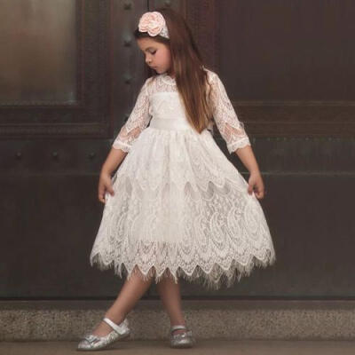 Kids Baby Girl Princess Lace Tulle Party Evening Bridesmaid Pageant Formal Dress
Kids Baby Girl Princess Lace Tulle Party Evening Bridesmaid Pageant Formal Dress
