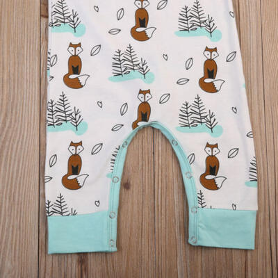 AU STOCK Cotton Newborn Baby Boy Girl Bodysuit Romper Jumpsuit Clothes Outfits