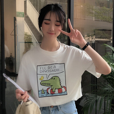 JOY OF JOY Jingdong Womens 2019 New Short Sleeve T-Shirt Womens Summer Korean Deer Print T-shirt Top Women JWTD191748 White
JOY OF JOY Jingdong Womens 2019 New Short Sleeve T-Shirt Womens Summer Korean Deer Print T-shirt Top Women JWTD191748 White