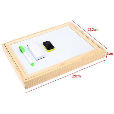 Kids Wooden Drawing Writing Board Magnetic Puzzle Jigsaws Double Easel Learn Toy
Kids Wooden Drawing Writing Board Magnetic Puzzle Jigsaws Double Easel Learn Toy