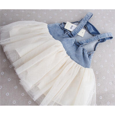 Kids Baby Clothes toddler Infant girls dress Tulle denim Stiching Overall dress
Kids Baby Clothes toddler Infant girls dress Tulle denim Stiching Overall dress