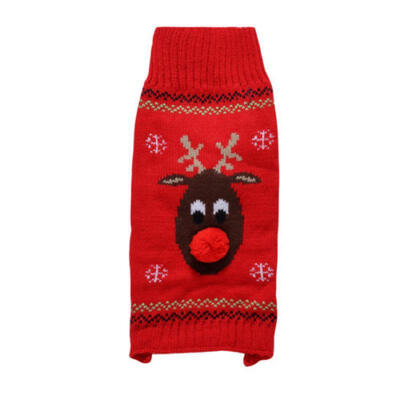 Dog Cat Winter Warm Sweater Small Pet Coat Clothes Jacket Apparel AU
