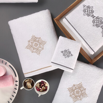 【Jingdong Supermarket】 cansin towel textile five-star hotel Rome embroidery cotton thickening hotel bath towel gold embroidery white 570 grams 140 * 80cm
【Jingdong Supermarket】 cansin towel textile five-star hotel Rome embroidery cotton thickening hotel bath towel gold embroidery white 570 grams 140 * 80cm