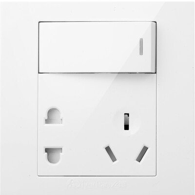 Feidiao feidiao switch socket panel five-hole socket 10A with a single open dual control power wall switch 86 A6 dimension square white
Feidiao feidiao switch socket panel five-hole socket 10A with a single open dual control power wall switch 86 A6 dimension square white
