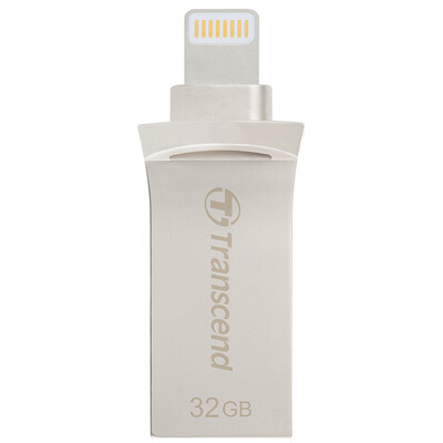 Transcend 32GBJDG500 Apple phone flash drive phone companion Lightning, USB 3.1 dual connector Apple official MF certification silver
Transcend 32GBJDG500 Apple phone flash drive phone companion Lightning, USB 3.1 dual connector Apple official MF certification silver