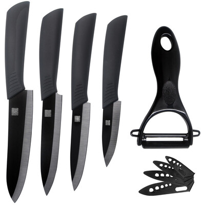 Top Quality Kitchen Knives Set 3" Paring 4" Utility 5" Slicing 6" Chef Ceramic Knives+ Peeler Hot Sales
Top Quality Kitchen Knives Set 3" Paring 4" Utility 5" Slicing 6" Chef Ceramic Knives+ Peeler Hot Sales