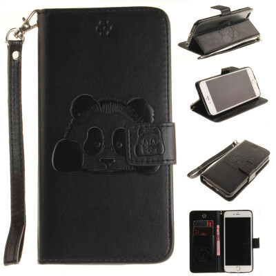 Black Panda Style Embossing Classic Flip Cover with Stand Function and Credit Card Slot for IPHONE 6 Plus/6S Plus
Black Panda Style Embossing Classic Flip Cover with Stand Function and Credit Card Slot for IPHONE 6 Plus/6S Plus