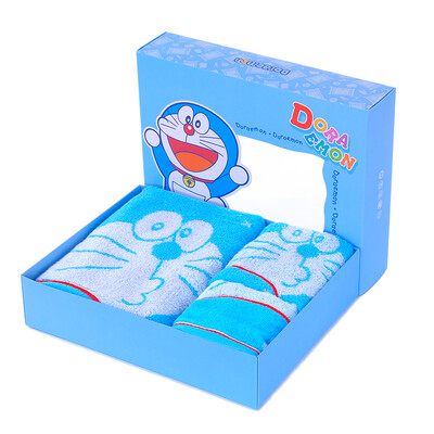 Yong Liang towel home textile Doraemon cartoon cotton towel children towel square set of 3 gift boxes Le Meng blue
Yong Liang towel home textile Doraemon cartoon cotton towel children towel square set of 3 gift boxes Le Meng blue
