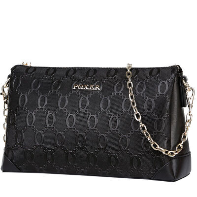 Gold fox FOXER female package cowhide chain embossed shoulder bag lady Messenger bag small incense bunny female bag 956004F2A black
Gold fox FOXER female package cowhide chain embossed shoulder bag lady Messenger bag small incense bunny female bag 956004F2A black