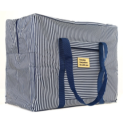

[Супермаркет] Jingdong Цзинтан Путешествия приема пакета сортировки мешки багажа одежды Оксфорд ткань водонепроницаемой синие полосы (труба)