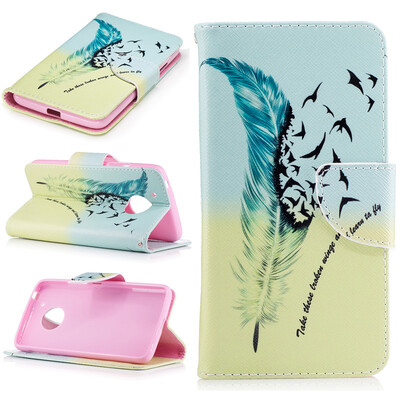 Feathers and birds Design PU Leather Flip Cover Wallet Card Holder Case for Motorola Moto G5
Feathers and birds Design PU Leather Flip Cover Wallet Card Holder Case for Motorola Moto G5