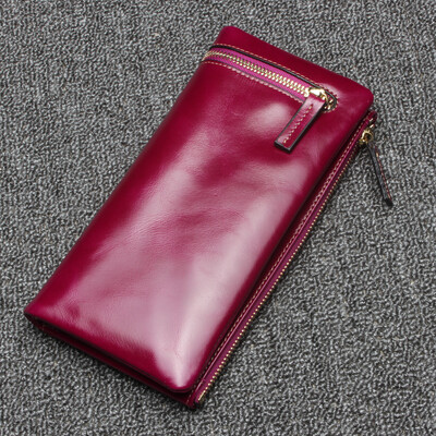 Dirirab Genuine Leather Wallet New Ladies Oil Long Strap Sweater Soft Leather Wallet Leather Simple Fashion
Dirirab Genuine Leather Wallet New Ladies Oil Long Strap Sweater Soft Leather Wallet Leather Simple Fashion