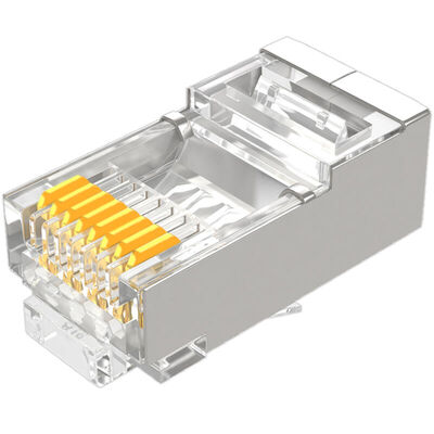 Shanze SAMZHE SJ-P6010 engineering grade six Gigabit network shield crystal head 10 box RJ45 cable 8P8C cable connector FTP copper shell
Shanze SAMZHE SJ-P6010 engineering grade six Gigabit network shield crystal head 10 box RJ45 cable 8P8C cable connector FTP copper shell