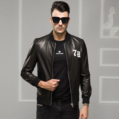 Men's leather jacket long sleeve autumn witer clothing genuine sheepskin coat real leather the newest style
Men's leather jacket long sleeve autumn witer clothing genuine sheepskin coat real leather the newest style