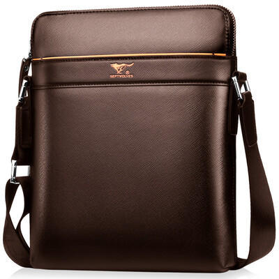 Seven Wolves (SEPTWOLVES) Men's Bag Men's Shoulder Bag Business Casual Shapes Doll Bag Messenger Bag Brown L11041481-02
Seven Wolves (SEPTWOLVES) Men's Bag Men's Shoulder Bag Business Casual Shapes Doll Bag Messenger Bag Brown L11041481-02