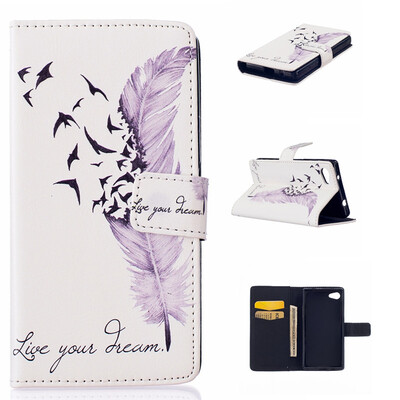 Plumes Design PU Leather Flip Cover Wallet Card Holder Case for SONY Xperia Z5 Compact/Mini
Plumes Design PU Leather Flip Cover Wallet Card Holder Case for SONY Xperia Z5 Compact/Mini