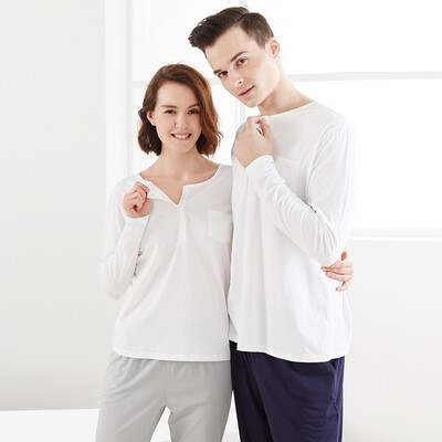Small nurse pajamas home service men and women Modal cotton couple pajamas home service suit XAT028 comfortable breathable female - white / hidden green (170/100
Small nurse pajamas home service men and women Modal cotton couple pajamas home service suit XAT028 comfortable breathable female - white / hidden green (170/100